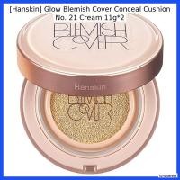 ราคา [Hanskin] Glow Blemish Coverปกปิดเบอร์ 21 Cream 11g*2 / คุชชั่นคอนซีลเลอร์เกาหลี / Flawless Finish by lunasele (40228095344)