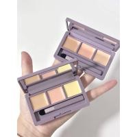 ราคา concealer คอนซีลเลอร์ Ermu Grape Tricolor CONCEALER CONCEALER Palette Cover Dark Circles Spots Acne Marks Tattoos คอนซีลเลอร์บํารุงผิวหน้า Brightening (56405525859)