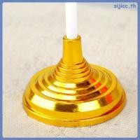 ราคา 20ชิ้นชุบทองพลาสติกยึดธงผู้ถือเสาธงผู้ถือเสาธงฐานคงที่ธงฐาน (ทรงกลมสีทอง) ซิจิซีซี (54804289498)