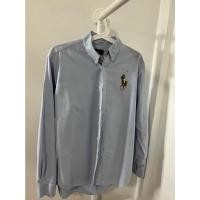 ราคา ส่งต่อเสื้อเชิ้ตแขนยาว Ralph Lauren Oxford Shirt สีฟ้า ม้าใหญ่ (8196437921)