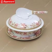 ราคา ชุดโถข้าว4ชิ้น สวยๆ มีให้เลือกหลายลาย สินค้าซุปเปอร์แวร์ เกรดเอ เมลามีนแท้ 100% (12326117200)