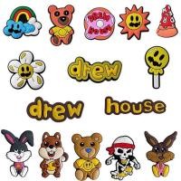 ราคา ชุดสติ๊กเกอร์ Drew House 3D - สติ๊กเกอร์ Drew House ติดรองเท้าแตะ Crocs (27632583218)