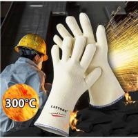 ราคา ถุงมือกันความร้อน Castong 300 C สีขาว NFFF35-33 กันไฟ ทนการกัดกร่อน ไฟเบอร์ Meta-Aramid (25446450207)