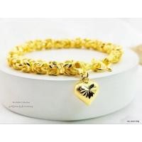 ราคา สร้อยข้อมือ งานหุ้มทอง 5 ไมครอน สวยน่ารัก (21688950923)