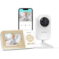 ราคา Ebemate Video Baby Monitor Camera,2-Way Talk Audio Cam Monitor พร้อม Lullabs Baby Monitoring พร้อมจอ LCD 2.8"-EB29 (45603705531)