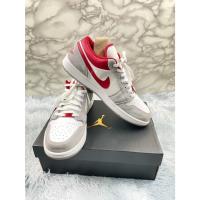 ราคา ♞Nike Air Jordan 1 Low SE Red White มือ2 TRD (28687423065)