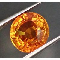 ราคา 4.0 Ct Certified พลอยไพลินซีลอนกลมตัด Padparadscha 01 (18989067936)