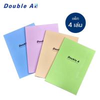 ราคา Double A สมุดฉีก สมุดรายงาน A4 70 แกรม มีเส้น 30 แผ่น (แพ็ค 4 เล่ม) (19755543499)