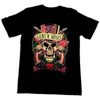 ราคา Guns N' Roses Rockers Guns N' Roses เสื้อยืดแขนสั้นนักเลงชายและหญิงยุโรปและอเมริกา (48203806931)