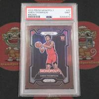 ราคา การ์ด​เกรด​ Amen Thompson RC 2023 Prizm​ Monopoly​ Brown 38/249 PSA​ 9 (43224942673)