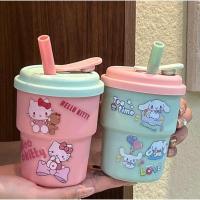 ราคา แก้วน้ำพลาสติก มีฝาปิด มีหลอด มีสติกเกอร์ตกแต่งลาย (29604660004)