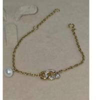 ราคา สร้อยข้อมือทองแท้ccประดับเพชรแท้ธรรมชาติ (58100727991)