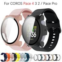 ราคา วงกีฬา + กรณีแก้วสำหรับ COROS Pace 4 / Coros Pace 3 2 / Coros Pace Pro Smart Watch สายรัดซิลิโคน + ฝา (24176281980)