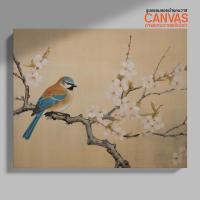 ราคา รูปวาด ติดห้องทำงาน มินิมอลสไตล์ญี่ปุ่น นกบนต้นซากุระ สีสดใส แบบ ชิกๆ ภาพคมชัด คุณภาพดี ดวงดี (ส่งจากไทย) (25175136130)