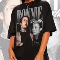 ราคา เสื้อยืดแขนสั้นผู้ชาย Ronnie Radke จากวง Falling in Reverse ลายพิมพ์สำหรับใส่สบายในฤดูร้อน (41111548259)