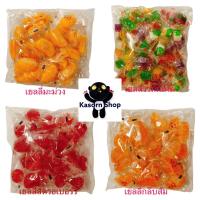 ราคา เยลลี่มะม่วง,ส้ม,สตอเบอร์รี่,เยลลี่เต๋า,เยลลี่คละรวม 500กรัม (23868434447)