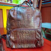 ราคา กระเป๋าเป้ หนังจระเข้แท้ มือสอง (5208080773)
