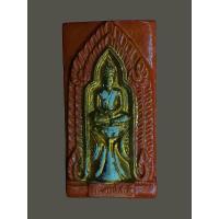 ราคา พระประจำวันพฤหัส วัดเกาะลอย จ.ระยอง ปี 2514 เนื้อผง ทาทอง ลงสี หลวงปู่ทิมเสก (20966947129)