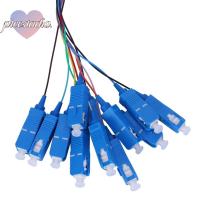ราคา PICESTADIO Fiber Pigtail Cable, Single Mode 12-Cores 1.5M Single Mode Fiber, Fiber Optic Square Head SC/UPC SC/UPC Fiber Pigtail Cable ระบบไฟเบอร์ออปติก (53806510700)