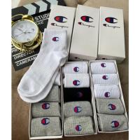 ราคา CHAMPION SOCKS / CHAMPION SOCKS IN BOX / Original 100% / pict จริง 100% (11544585216)