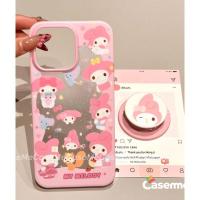 ราคา Glitter Powder Soft Frame สําหรับ IPhone 14 16 15 17 11 12 13 Pro Max XR X XS Max 16 15 8 14 6S 6 7 Plus My Melody Bear ของเล่น (42925464348)