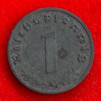 ราคา เหรียญเยอรมันสมัยนาซี Germany 1 reichspfennig ปี 1942A เหรียญ​ต่างประเทศ (43403432821)