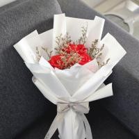 ราคา ช่อดอกกุหลาบริบบิ้น3ดอก (41568492834)