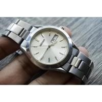 ราคา นาฬิกา Vintage มือสองญี่ปุ่น Seiko 7N43 9080 Silver Dial ผู้ชาย Quartz ทรงกลม 40mm (24396240257)