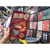 ราคา แผ่นป้ายสังกะสี BBQ (5915844092)