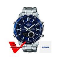 ราคา Casio Edifice (ประกัน CMG ศูนย์เซ็นทรัล1ปี) นาฬิกาข้อมือสุภาพบุรุษ 2 ระบบ สายแสตนเลส รุ่น EFV-C100D-2AV (3423959065)