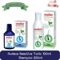 ราคา Audace Reactive Tonic 100ml / Shampoo 200ml ออด๊าซ รีแอคทีฟ โทนิค 100มล. / แชมพู 200มล (12685602083)