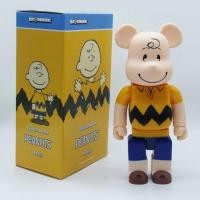 ราคา 400% Snoopy PEANUTS Charlie Brown Lucy Bearbrick Action Figures Popular Cartoon Hobbies Toy (4133632044)