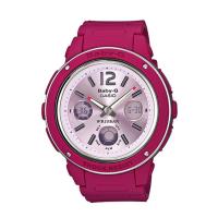 ราคา Casio Baby-G นาฬิกาข้อมือผู้หญิง สายเรซิ่น รุ่น BGA-150-4B - สีชมพู (445320207)
