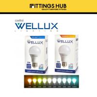 ราคา [ใส่โค้ดลดเพิ่ม MTDPACK77] หลอดไฟ LED (Bulb) E27 วอร์มไวท์/เดย์ไลท์ 3/5/7/9W ยี่ห้อ WELLUX/LeKise/Gata (9900480127)