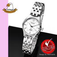 ราคา AMERICA EAGLE นาฬิกาข้อมือผู้หญิง สายสแตนเลส รุ่น AE8010L - Silver/White (2355915181)