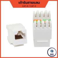 ราคา เต้ารับสายแลนแบบ RJ45 ตัวเมีย Female Jack RJ-45 CAT5 CAT6 (18958121153)