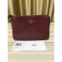 ราคา *พร้อมส่ง* มือ 1 Coach แท้ คล้องมือ 2ซิป ไซด์ S สีแดง (5492213050)