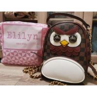 ราคา กระเป๋า​ Elilyn​ นกฮูกตาหว๊านหวานแท้ ถือ/สะพายไหล่/เป้​ ได้3แบบในใบเดียว (6317663604)