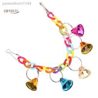 ราคา coffeezz Parrot Birds Plastic Metal Swing Stand Cage Decor Hanging Bell Toy Pet Supplies (19789394107)