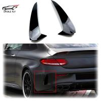 ราคา 2 Pcs 2015 To 2019 For Mercedes Benz C Coupe C205 AMG Car Rear Bumper Spoiler Side Splitter Canard (51002992174)