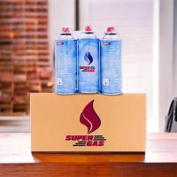 ราคา Super GAS แก๊สกระป๋อง จำนวน 1แพ็ค(3กระป๋อง) ความจุก๊าซ 250 กรัม ใช้นานได้ถึง 3 ชั่วโมง (23052719155)
