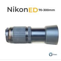 ราคา เลนส์กล้อง NIKON AF NIKKOR 70-300mm F4-5.6D ED Telephoto Zoom Nikon F Mount พร้อมฝาหน้า-ท้าย 62 mm Hood (24783980554)