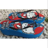 ราคา รองเท้าแตะ พิมพ์ลาย HELLO KITTY สีฟ้า สไตล์ญี่ปุ่น สําหรับผู้หญิง (8844575763)