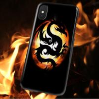 ราคา เคสโทรศัพท์ เคสมือถือ เคส iPhone 6 6s 7 7 plus 8 8 plus iphone X iphone XS iphone XS Max iphone XR ฯลฯ ลายมังกร สีดำ (2833218673)