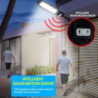 ราคา Kaisong ShopไฟถนนLED ไฟโซล่าเซลล์ 126ชิ้น 60W LED Solar Lights Outdoor Garden Street Light With Motion Sensor Waterproof (24010349386)