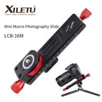 ราคา XILETU LCB-16M Mini Macro Photography Rail Slider Tabletop Portable Slide for Camera Macro Time-lapse Photography ARCA SWISS (6544327073)