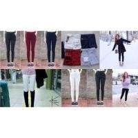 ราคา กางเกง skinny wool สีดำ size M (93611629)