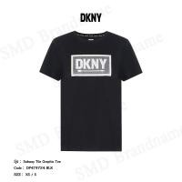 ราคา DKNY Sport เสื้อยืดคอกลม รุ่น Subway Tile Graphic Tee Code: DP4T9724 BLK (28773588188)