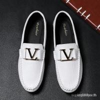 ราคา พร้อมส่ง รองเท้าโลฟเฟอร์ลําลอง แบบหนัง ส้นแบน กันลื่น น้ําหนักเบาพิเศษ สําหรับผู้ชาย เหมาะกับการขับขี่ สินค้าใหม่ (43418148237)