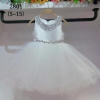ราคา ชุดเดรสเด็กสีขาว ชุดออกงานเด็กสีขาว ชุดราตรีสีขาว (758656435)